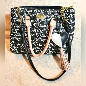 Betsey Johnson Luv Betsey Crossbody Purse Bag Tote